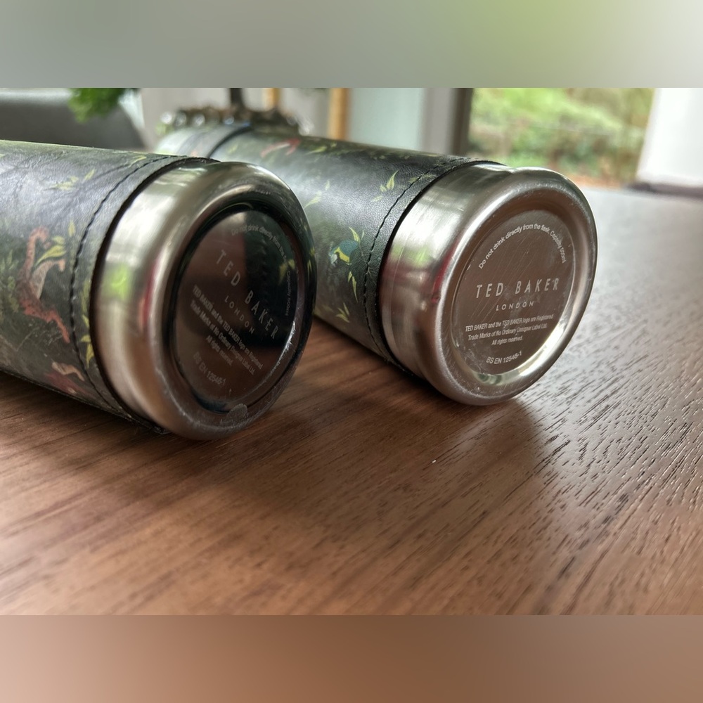Ted Baker Thermos set of two Jungle Print EUC - Picture 4 of 7